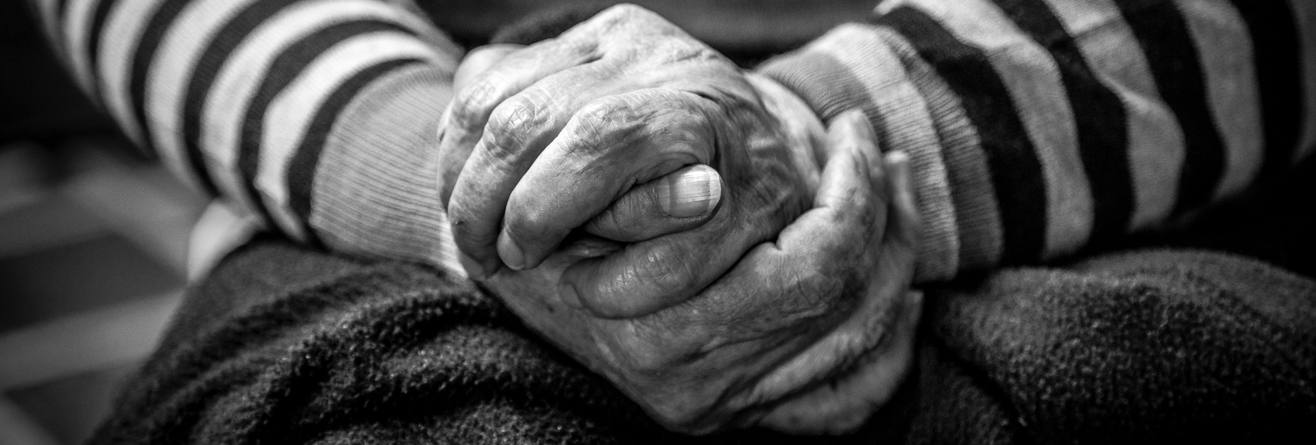 aa elderly persons hands